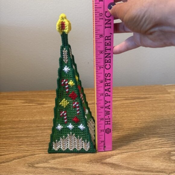 Vintage Crocheted Christmas Tree - Picture 3 of 3